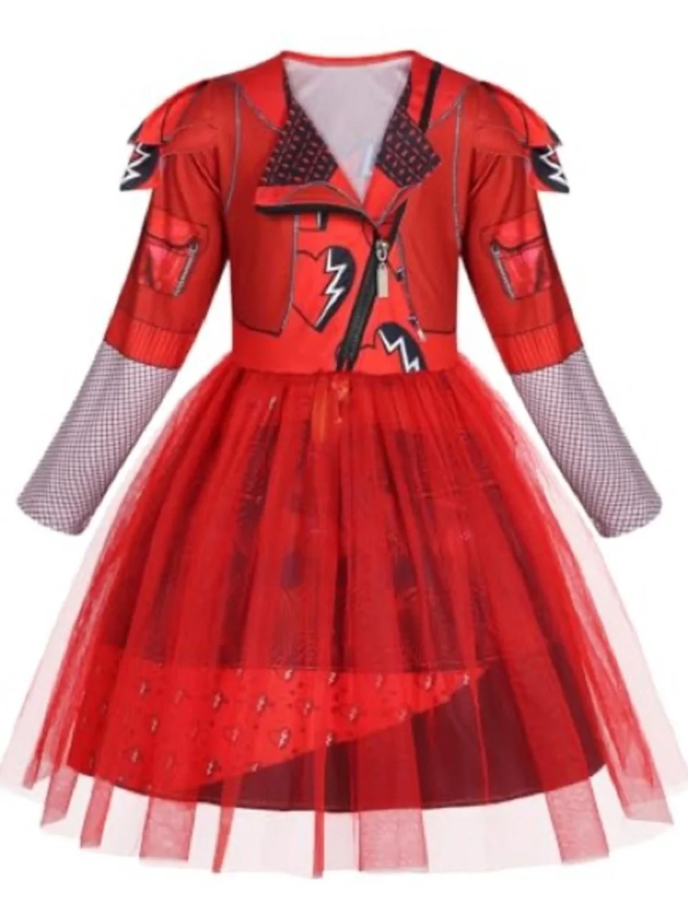 Girls Rise of Red Costume with Wig| 9-10 yrs